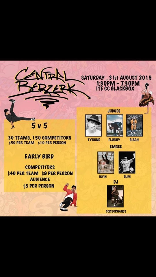 Central Berserk 2019 poster