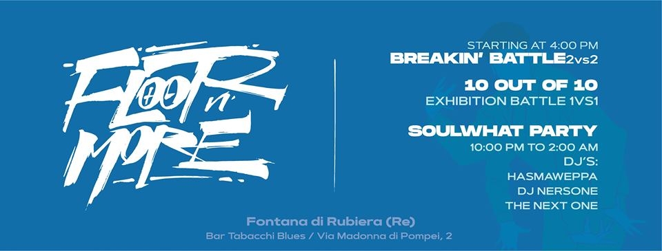 Floor n' More Battle / SoulWhat Party 2019 poster