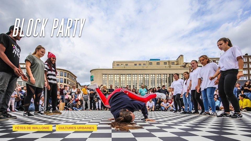 Block Party • Fêtes de Wallonie 2019 poster