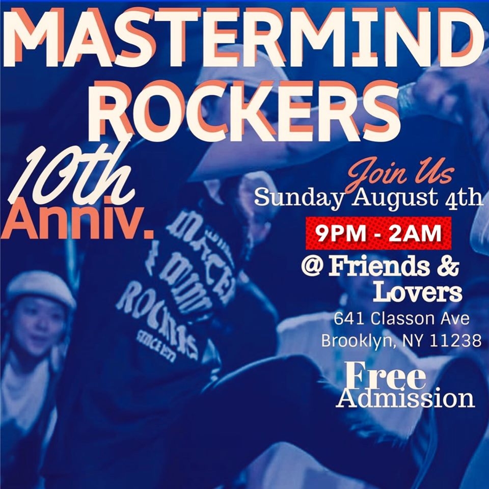 Mastermind Rockers Anniversary 2019 poster