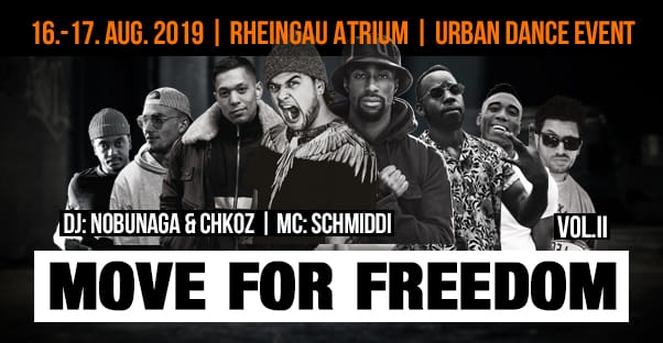 16 Move for freedom Festival 2019 poster