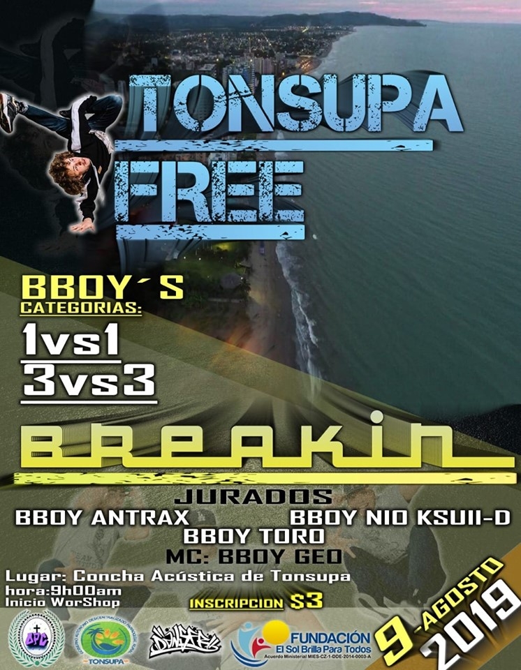 Tonsupa Free 2019 poster