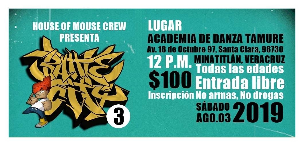 Battle City 3ra Edicion 2019 poster