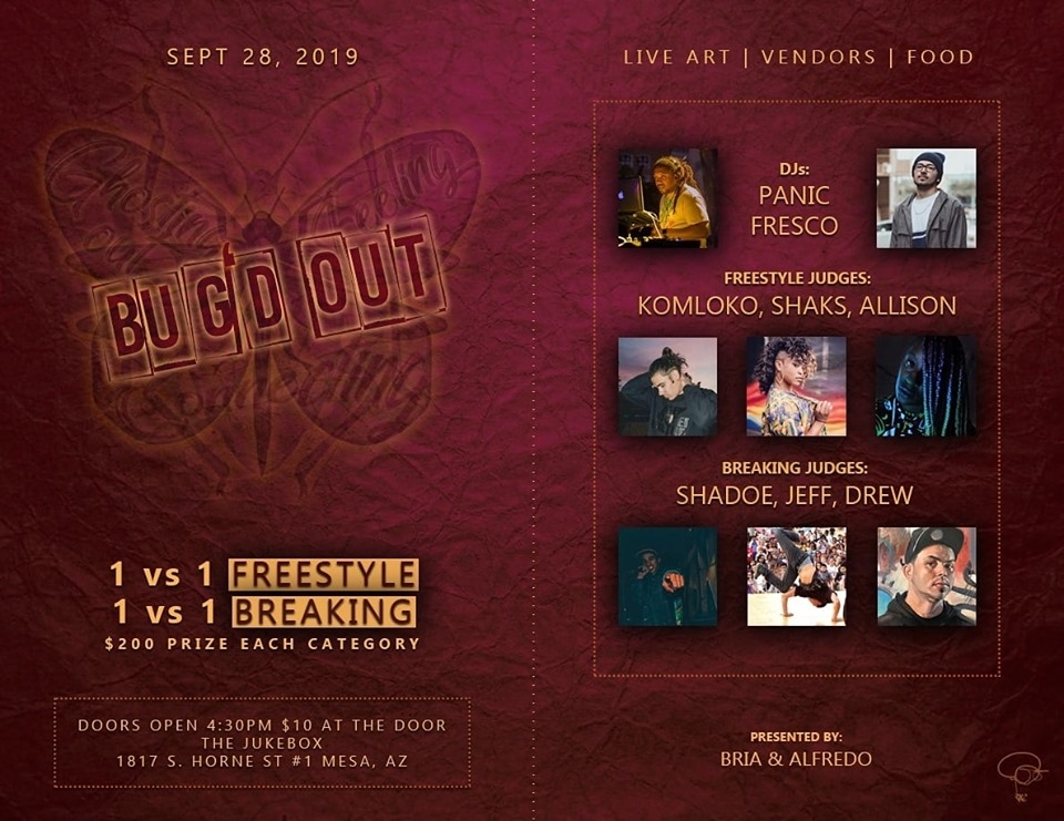 BUG'D OUT 2019 poster