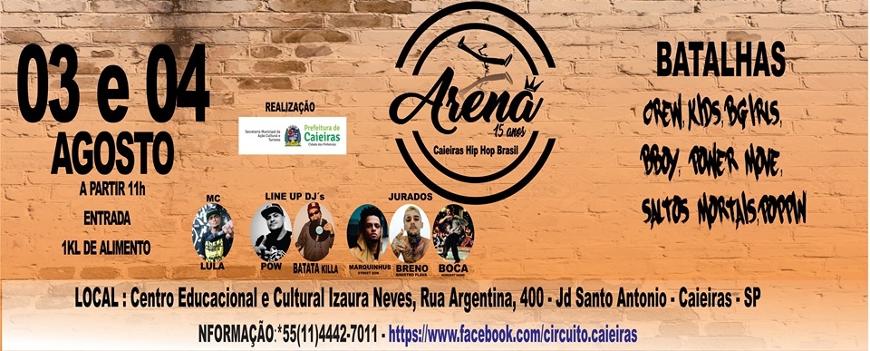 Arena Caieiras 2019 poster