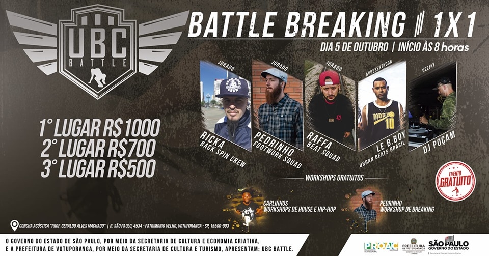 UBC Battle 2019 poster