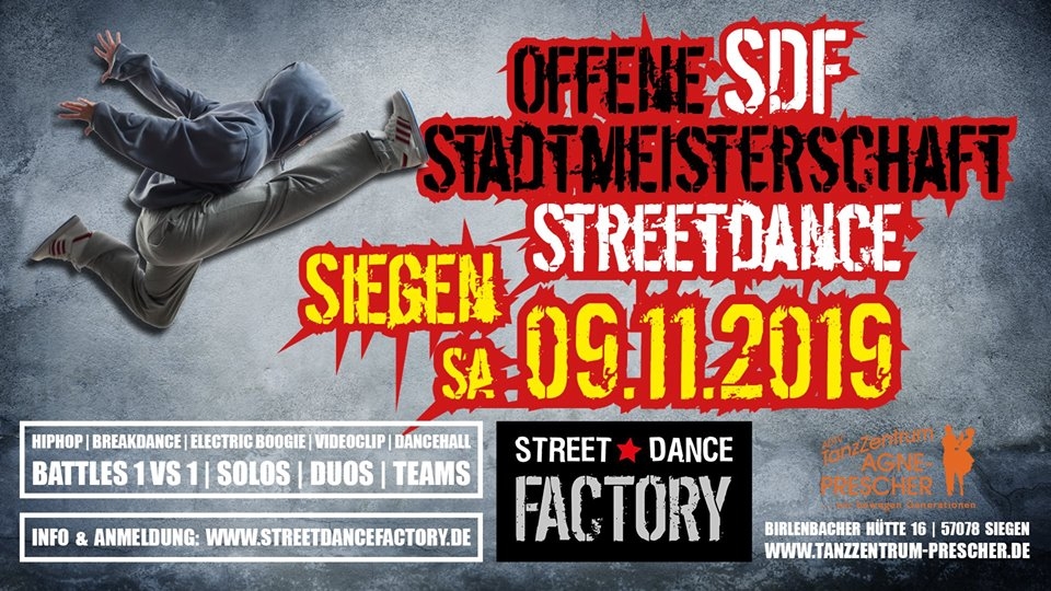Offene SDF Stadtmeisterschaft Siegen 2019 poster