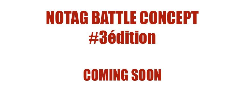 Notag Battle Concept 2019 poster
