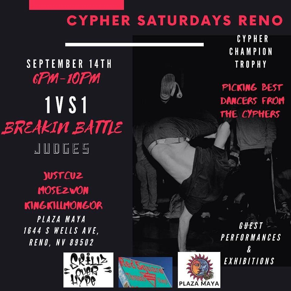 Cypher Saturday Reno 2019 poster
