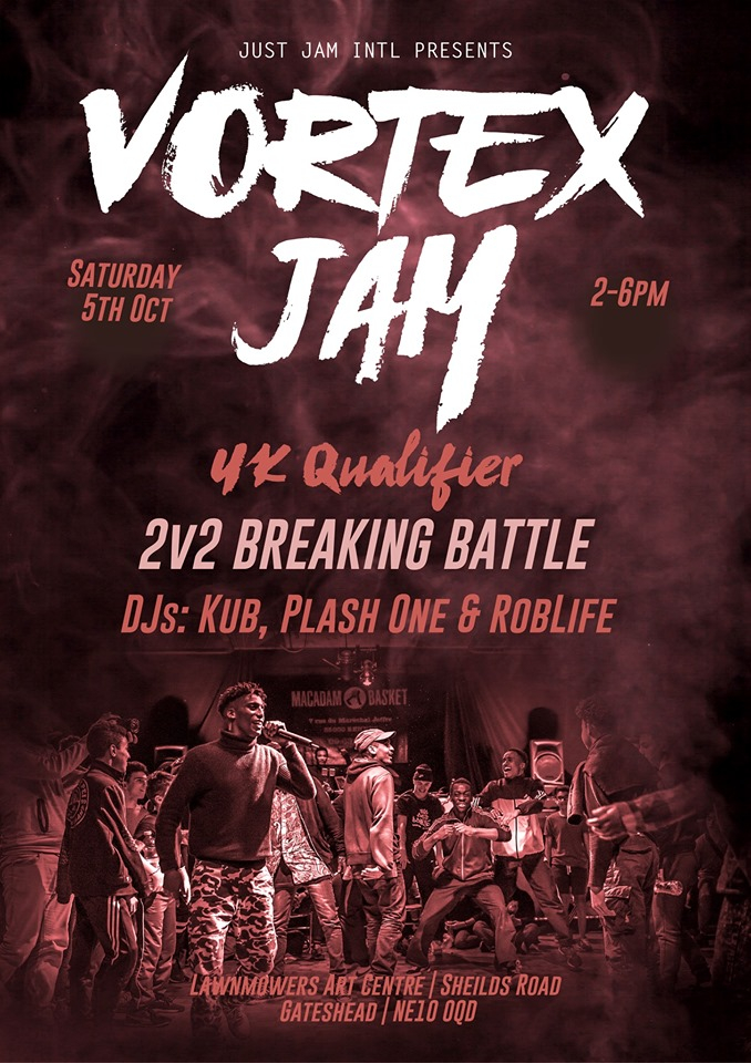 Vortex Jam UK Qualifier 2019 poster