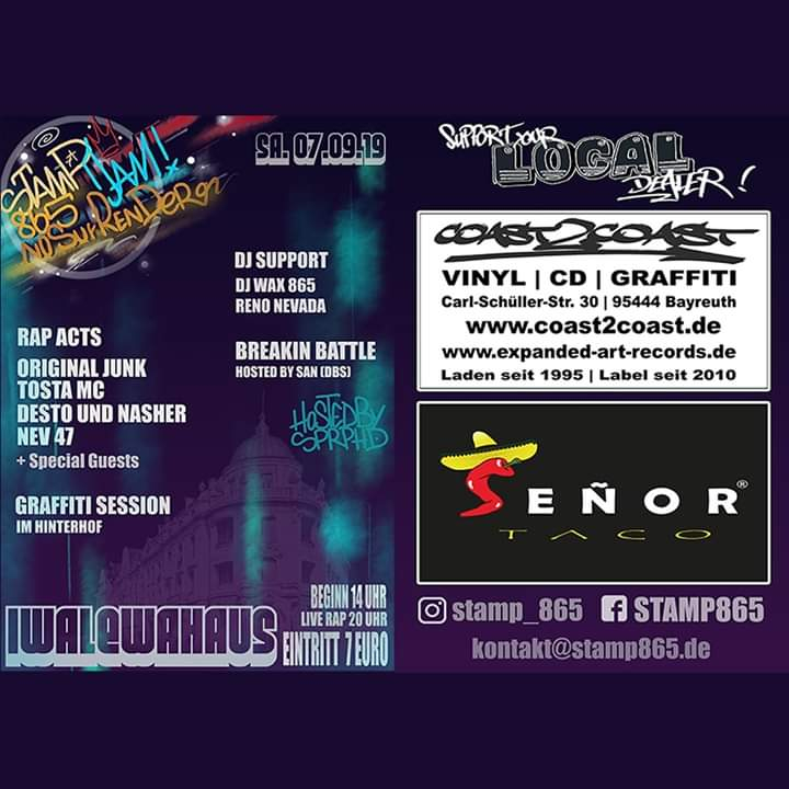 Stamp 865 Jam 2019 poster