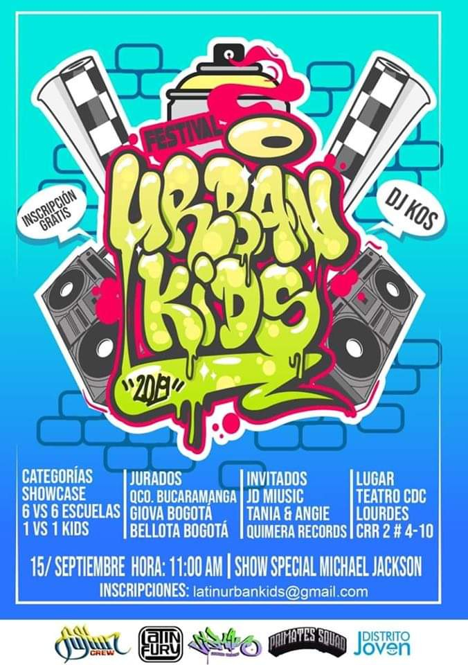 FESTIVAL Urban Kids 2019 poster