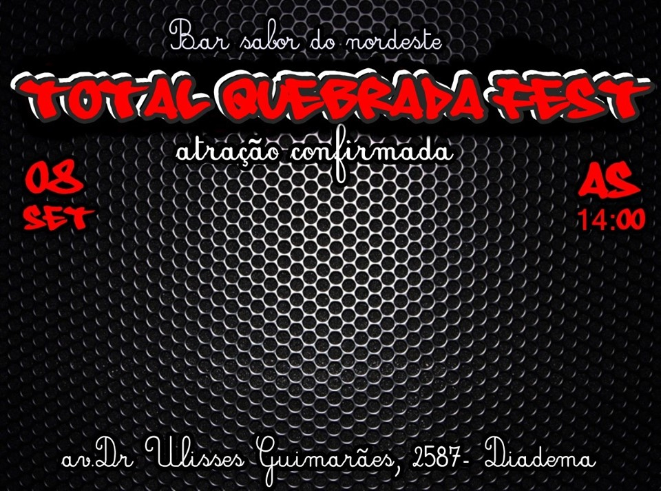 Total Quebrada Fest 2019 poster