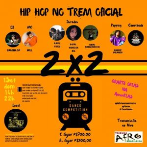 1o Campeonato de Breakdance 2x2 Hip Hop no Trem Oficial 2019