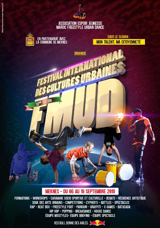 Festival International des Cultures Urbaines 2019 poster
