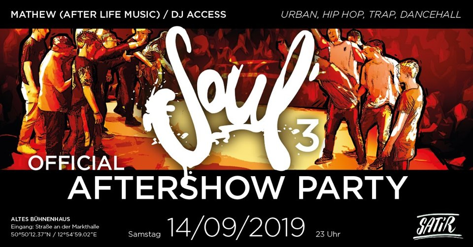 Soul 3 - Aftershow Party 2019 poster
