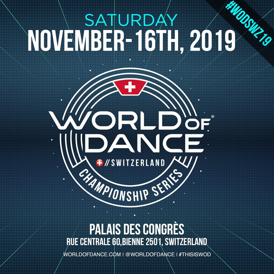 World of Dance Switzerland 2019 poster