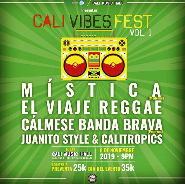 Cali Vibes Fest 2019 poster