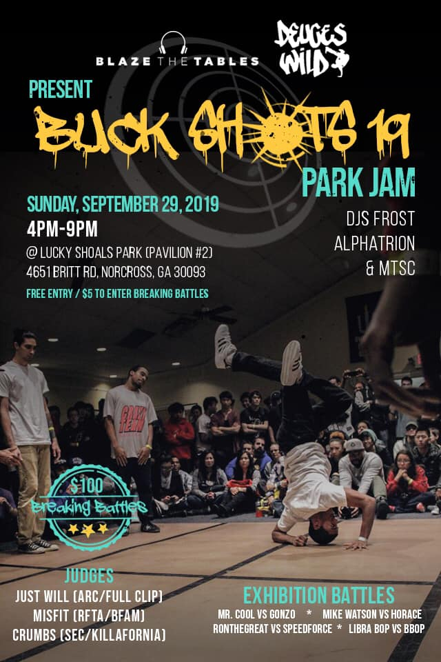 Buck Shots 19: Park Jam 2019 poster