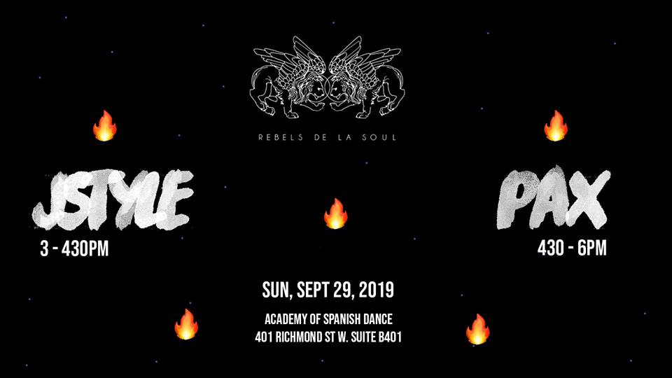 Workshops with PAX x J. STYLE 2019 poster