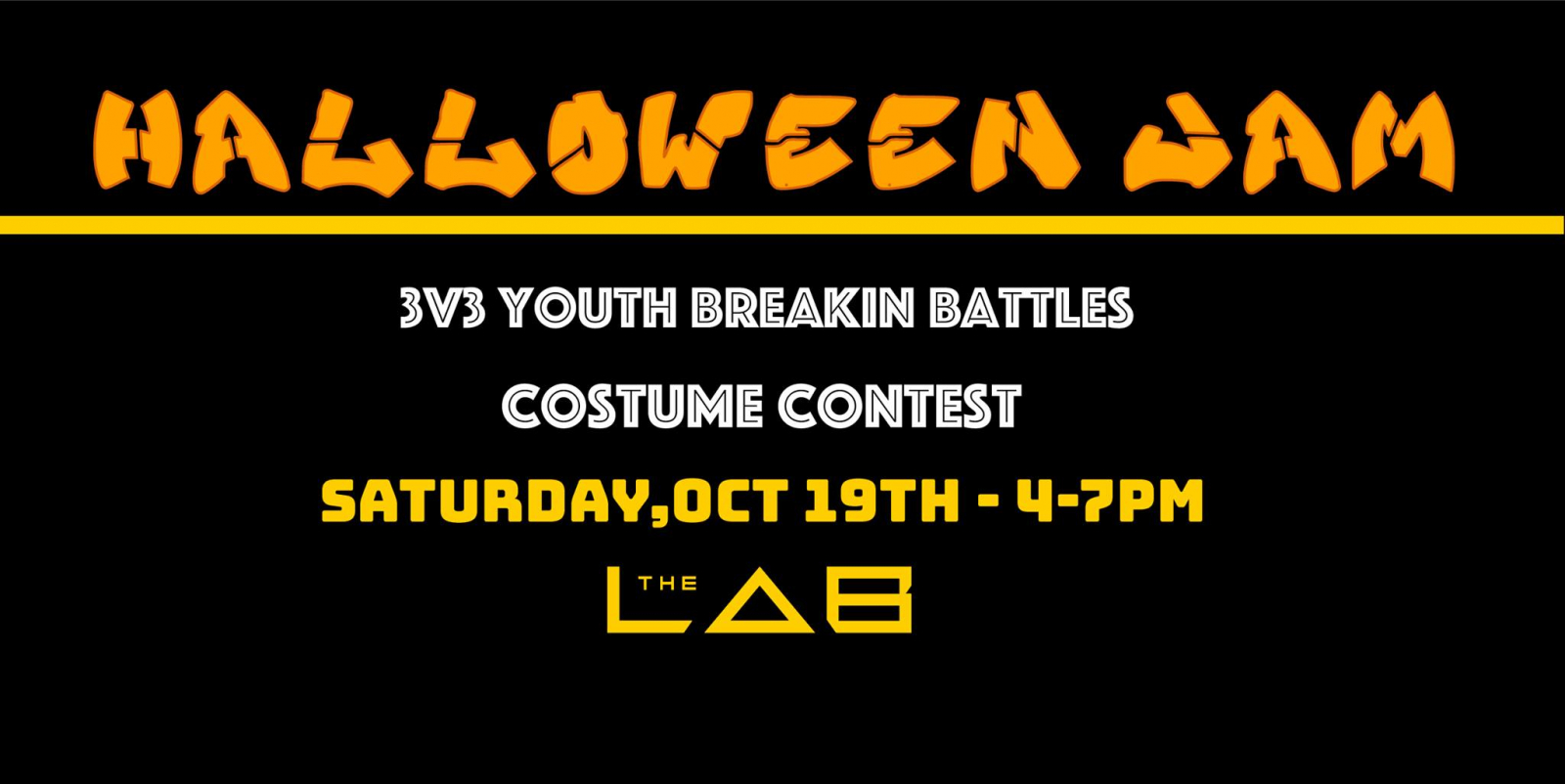 The Lab Halloween Jam 2019 poster