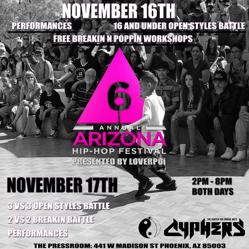 Dance Stage : 6th Annual AZ Hip Hop Festival 2019 poster