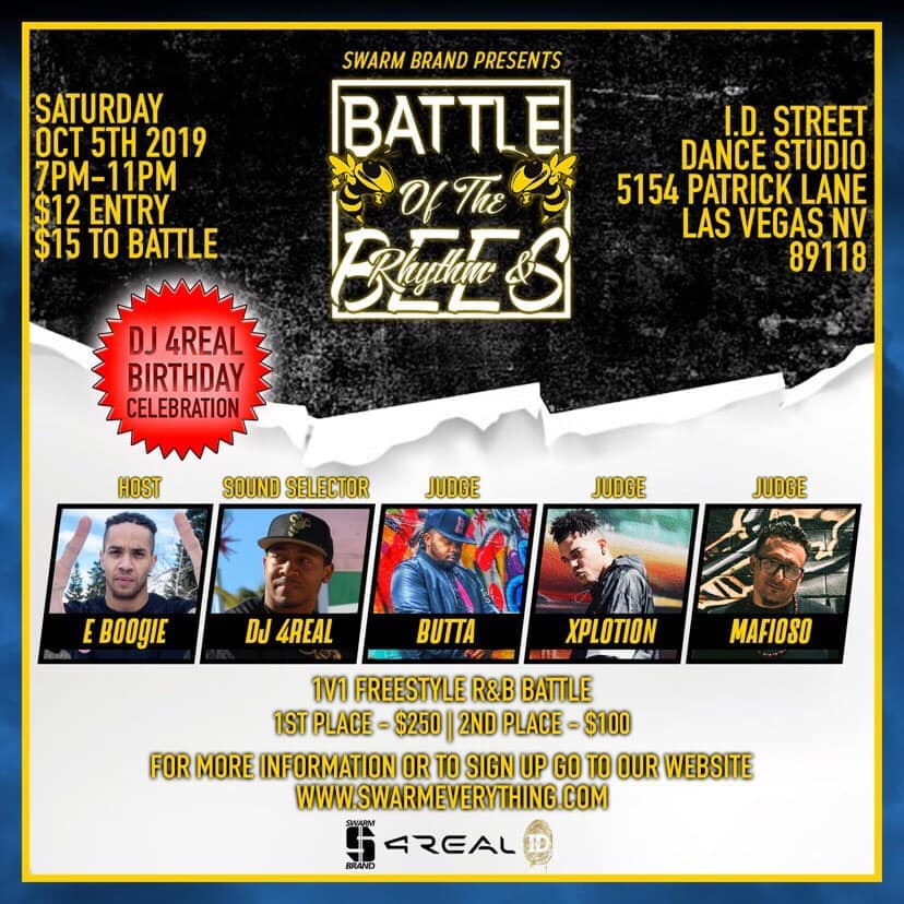 Battle of The R&Bees 2019 poster