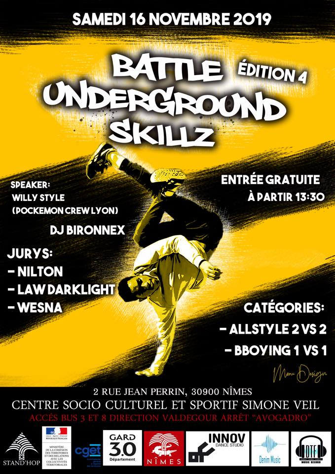 Underground Skillz 2019 poster