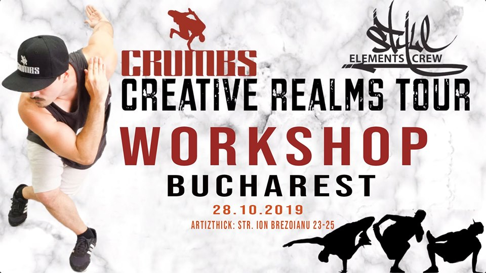 Crumbs Workshop Bucharest 2019 poster