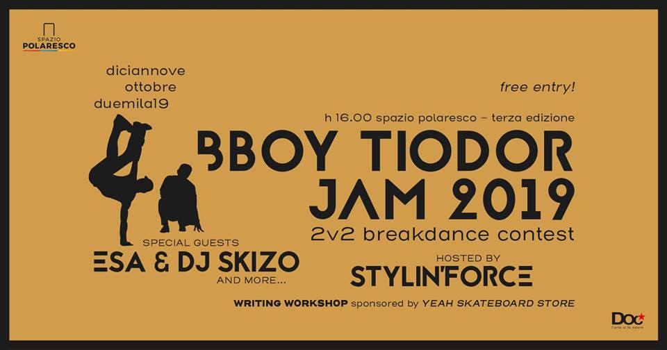 Bboy Tiodor Jam 2019 poster