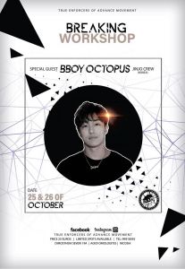 Bboy Octopus workshops 2019